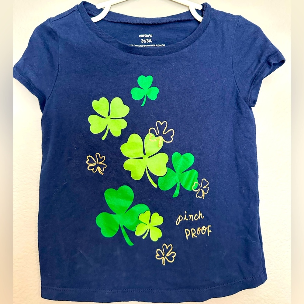 Carter’s St. Patty’s Day Shamrock t-shirt - 3T